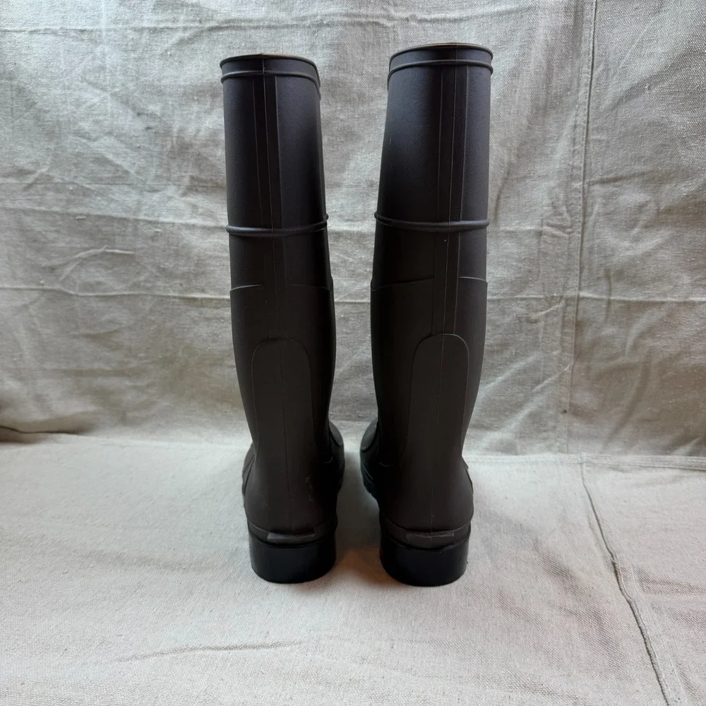 Northerner Rubber Rain Boots Brown Mens 7 Womens 9 Vintage 1997 Made in USA
